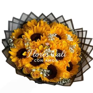 Buchón de Rosas y Girasoles 16