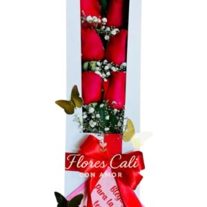 Caja de Rosas Rojas 24