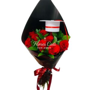 Buquet de Rosas Rojas para Graduación 36